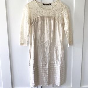 Canvas White Lace Cocktail Dress